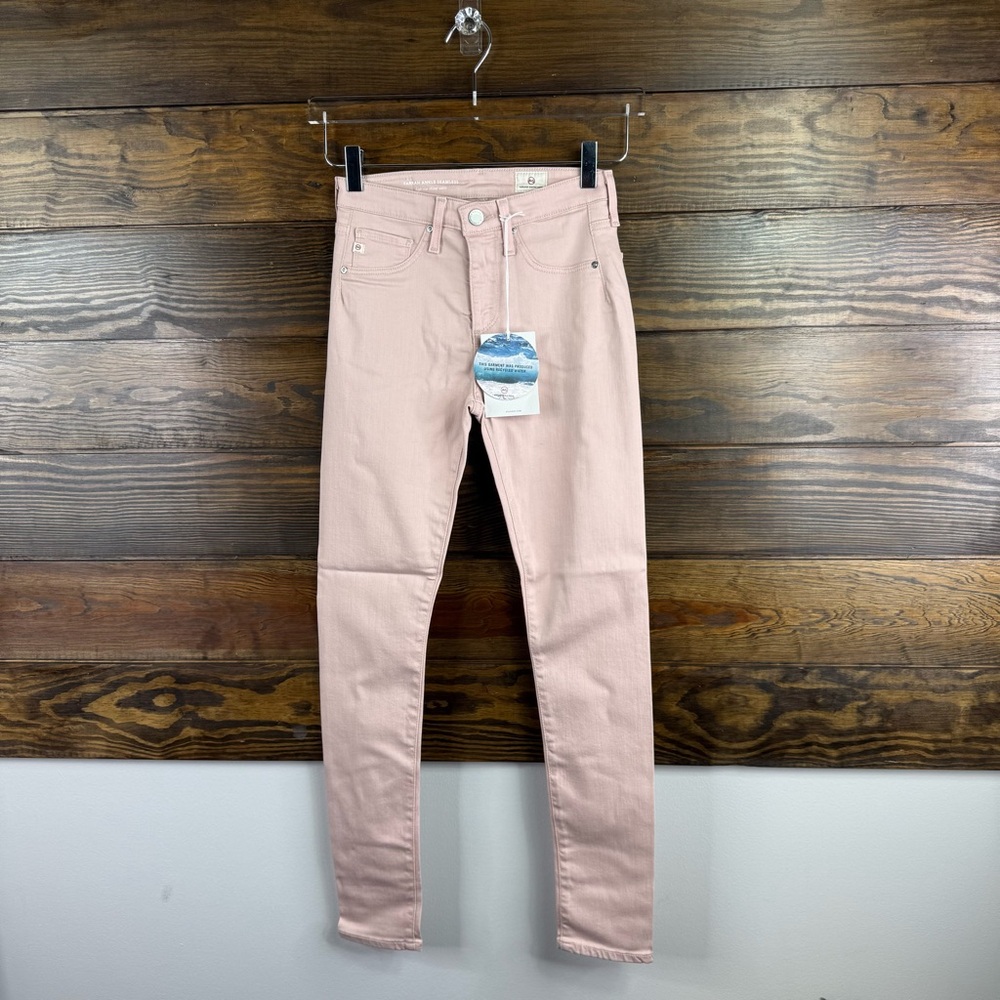 AG Adriano Goldschmied Farrah Ankle Seamless High Rise Skinny Jeans Size 24 New - Picture 4 of 10